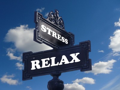 Stress and Relaxation sign